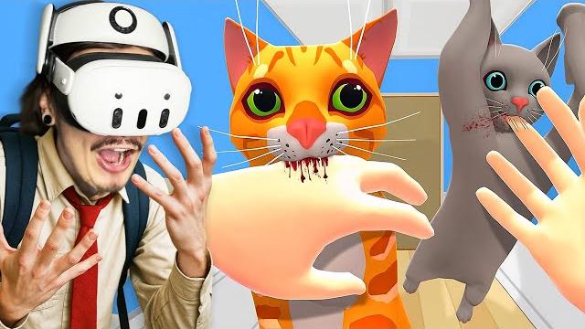Непослушные коты пытаются съесть меня! (cat cafe vr) Непослушные коты пытаются съесть меня! (cat cafe vr)