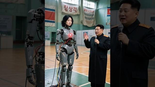 North korea unveils its first robot #aiart North korea unveils its first robot #aiart