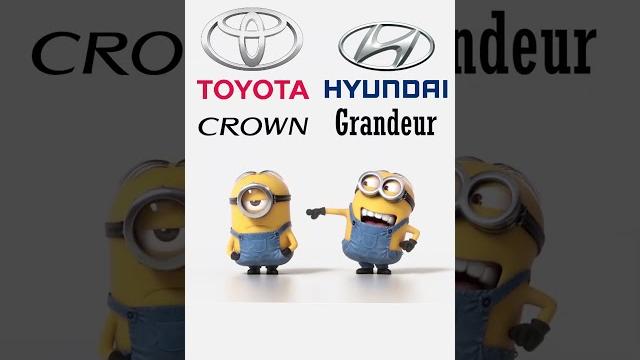Toyota crown vs hyundai grandeur minions style #car #tiktok #asmr #status #viralvideo #trending #fyp Toyota crown vs hyundai grandeur minions style #car #tiktok #asmr #status #viralvideo #trending #fyp