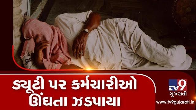 Panchmahal: substation employees seen napping on duty, video goes viral | tv9gujaratinews Panchmahal: substation employees seen napping on duty, video goes viral | tv9gujaratinews