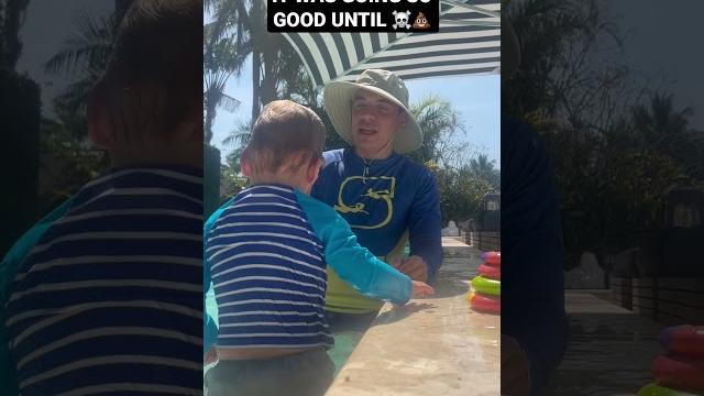 Poop in the pool Poop in the pool