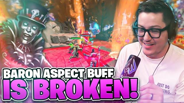The new baron aspect does insanely broken damage The new baron aspect does insanely broken damage