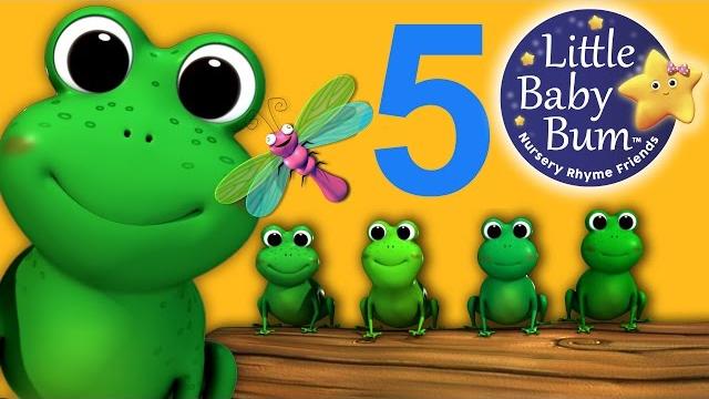 Five little speckled frogs | nursery rhymes for babies by littlebabybum - abcs and 123s Five little speckled frogs | nursery rhymes for babies by littlebabybum - abcs and 123s