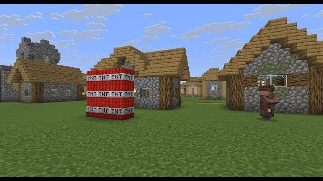 Minecraft - tnt village Minecraft - tnt village