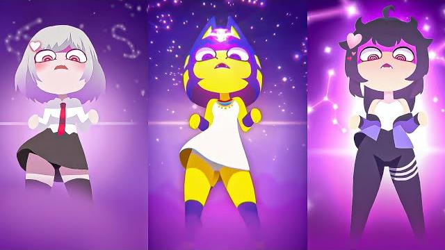 최면술 vs ankha vs howcow dance battle #최면술 #howcow #ankha 최면술 vs ankha vs howcow dance battle #최면술 #howcow #ankha