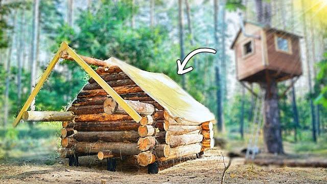 Строим баню «у домика на дереве» часть 1 Строим баню «у домика на дереве» часть 1