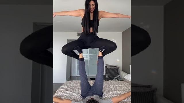 Yoga challenge couples edition #shorts Yoga challenge couples edition #shorts