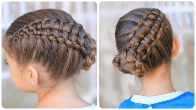 Zipper braid updo | cute girls hairstyles Zipper braid updo | cute girls hairstyles