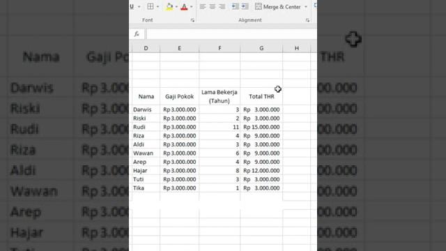 Cara membuat tabel di microsoft excel dengan cepat Cara membuat tabel di microsoft excel dengan cepat