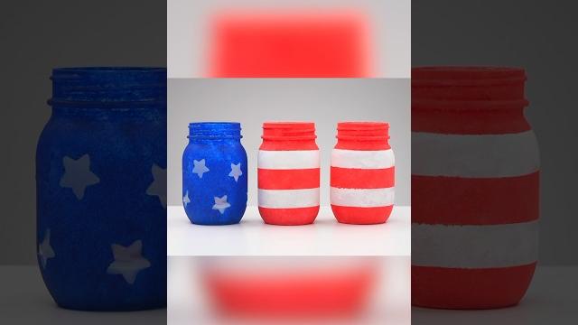 4th of july mason jar lanterns️ 4th of july mason jar lanterns️