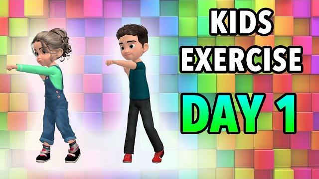 Kids daily exercise - day 1 Kids daily exercise - day 1