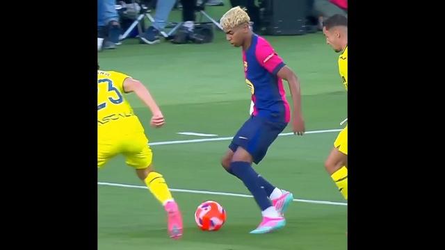 Lamine vs villarreal #barcelona Lamine vs villarreal #barcelona