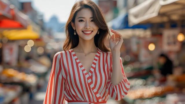 Elegant korean fashion lookbook v neck dresses, high heels, natural outdoor style & beauty Elegant korean fashion lookbook v neck dresses, high heels, natural outdoor style & beauty
