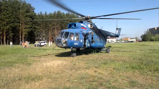 Взлет вертолёта Взлет вертолёта