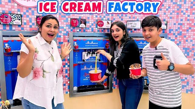 Ice cream factory | make your own ice cream | aayu and pihu show Ice cream factory | make your own ice cream | aayu and pihu show