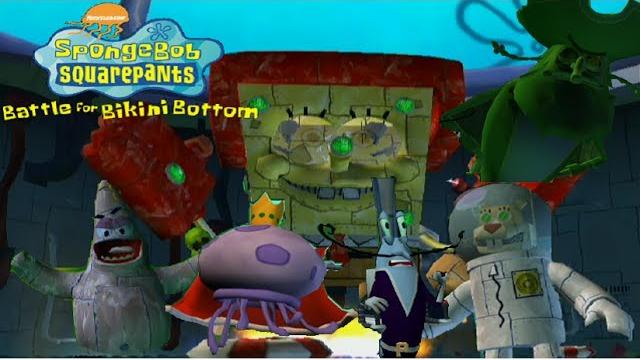Spongebob battle for bikini bottom all bosses Spongebob battle for bikini bottom all bosses