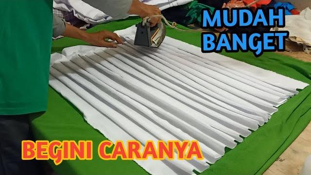 Cara setrika rok rempel || untuk rok sekolah Cara setrika rok rempel || untuk rok sekolah