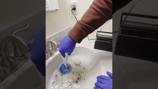 Clogged bathroom sink diy! #diy #plumber #plumbing #diyprojects #bathroom #repair #clogged Clogged bathroom sink diy! #diy #plumber #plumbing #diyprojects #bathroom #repair #clogged