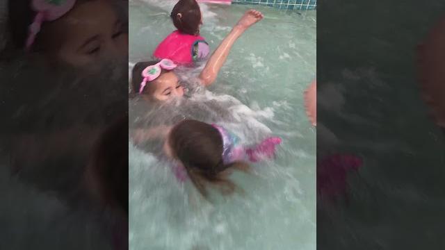 Girls go down water slide then this happens! Girls go down water slide then this happens!