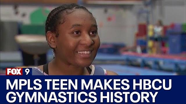 Minneapolis teen makes hbcu gymnastics history Minneapolis teen makes hbcu gymnastics history