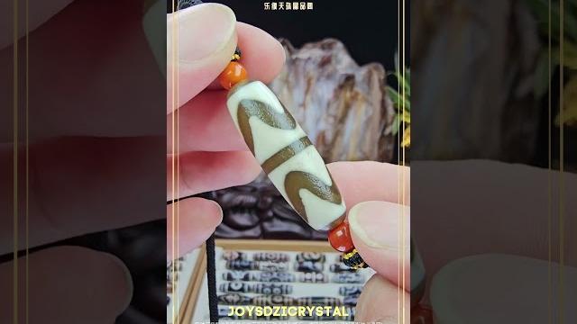 双虎牙天珠 项链定制款 双虎牙天珠 项链定制款