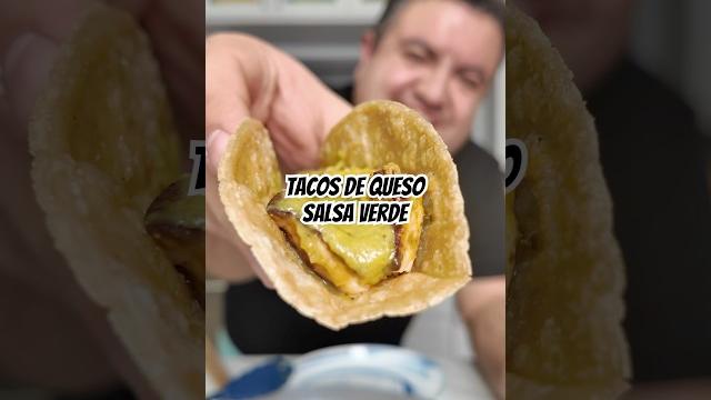 Tacos de queso panela en salsa verde! #freddsters #letsmakeit #cooking #easyrecipe #tacos #cocina Tacos de queso panela en salsa verde! #freddsters #letsmakeit #cooking #easyrecipe #tacos #cocina