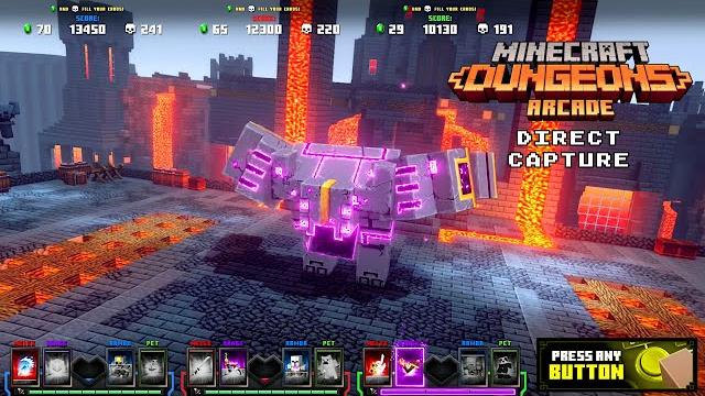The quest to defeat the obsidian monstrosity - minecraft dungeons arcade (direct capture) The quest to defeat the obsidian monstrosity - minecraft dungeons arcade (direct capture)