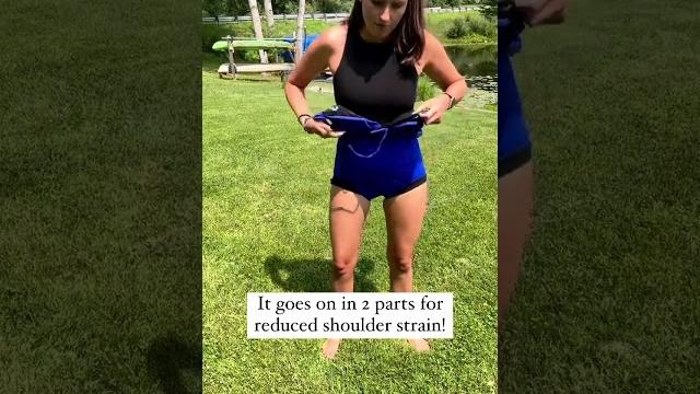 Easy wear bathing suit!! #arthritis #accessibility Easy wear bathing suit!! #arthritis #accessibility