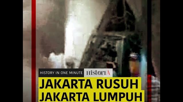 Jakarta rusuh jakarta lumpuh Jakarta rusuh jakarta lumpuh