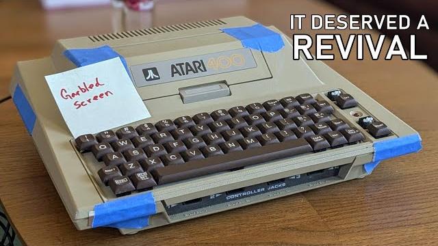 Repairing a smashed-up atari 400 computer Repairing a smashed-up atari 400 computer