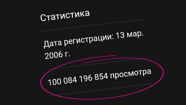 Новый рекорд на youtube / 100 миллиардов просмотров Новый рекорд на youtube / 100 миллиардов просмотров