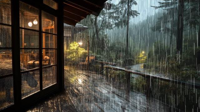 【3m】best rain in the forest at night | sleep deeply with heavy rain sounds 【3m】best rain in the forest at night | sleep deeply with heavy rain sounds