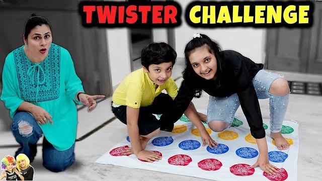 Twister challenge | comedy family challenge | aayu and pihu show Twister challenge | comedy family challenge | aayu and pihu show