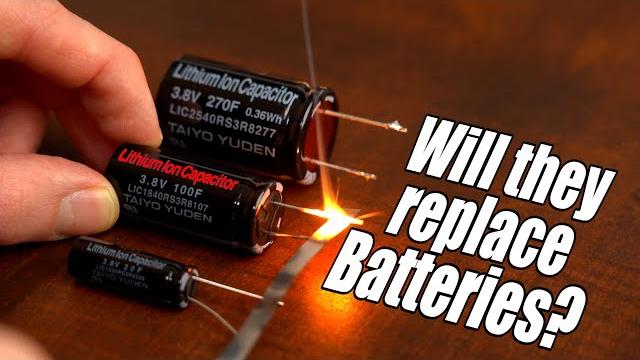 New supercapacitors will replace batteries? stress testing lics (lithium-ion capacitors) New supercapacitors will replace batteries? stress testing lics (lithium-ion capacitors)