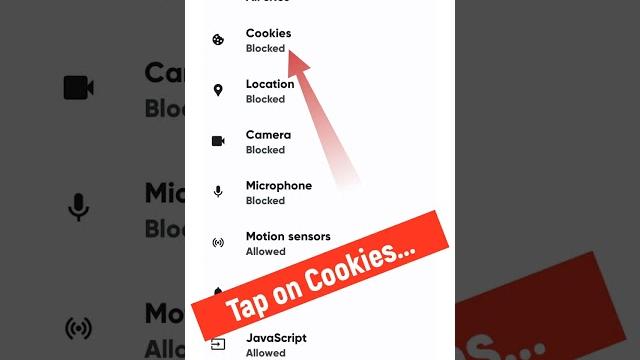 How to enable cookies on google chrome android #shorts #googlechrome #chromesettings #chrome How to enable cookies on google chrome android #shorts #googlechrome #chromesettings #chrome