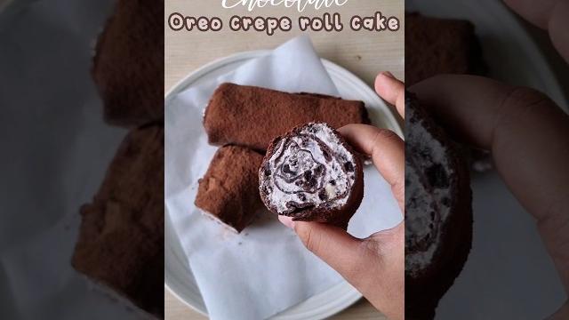 Chocolate crepe roll cake recipe | towel cake | #shorts #crepe #crepecake #creperollcake #rollcake Chocolate crepe roll cake recipe | towel cake | #shorts #crepe #crepecake #creperollcake #rollcake
