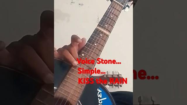 The voice stone.....simple.....kiss the rain...... #badut #bebek #beyonce #fingerstyle #angin #andy The voice stone.....simple.....kiss the rain...... #badut #bebek #beyonce #fingerstyle #angin #andy