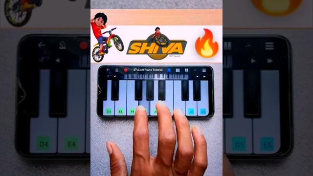 Shiva shiva title song theme pianotutorial | perfect piano| cartoon shiva | #viral #shivashiva #hit Shiva shiva title song theme pianotutorial | perfect piano| cartoon shiva | #viral #shivashiva #hit