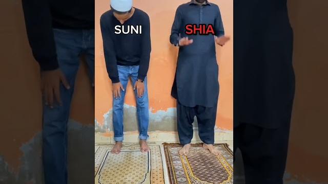 Sunni vs siya namaz forms️ #shorts Sunni vs siya namaz forms️ #shorts