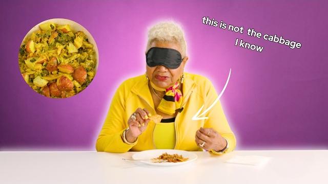 Grandmas try each other’s cabbage Grandmas try each other’s cabbage