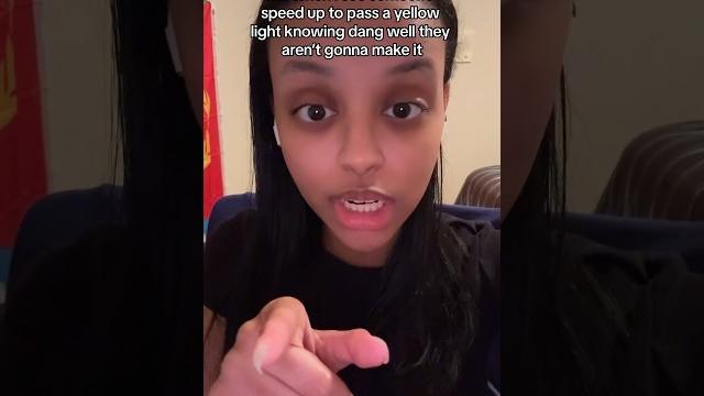 When you try to speed through a traffic light…️ When you try to speed through a traffic light…️