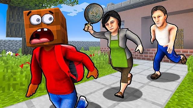 Моего друга наказали родители в майнкрафт... скулбой в minecraft Моего друга наказали родители в майнкрафт... скулбой в minecraft