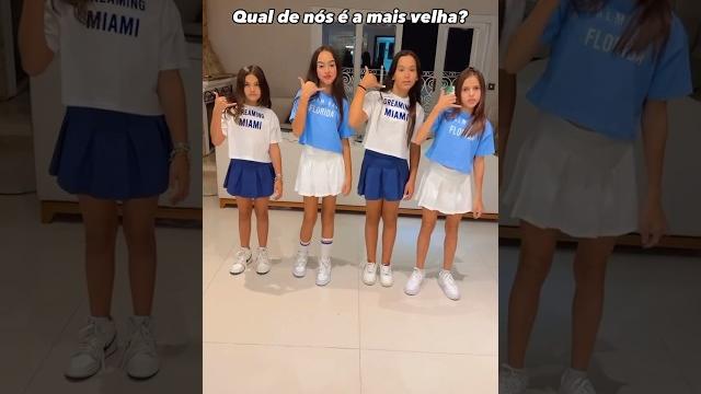 Dancinha com minhas amigas! quem é a mais velha? Dancinha com minhas amigas! quem é a mais velha?