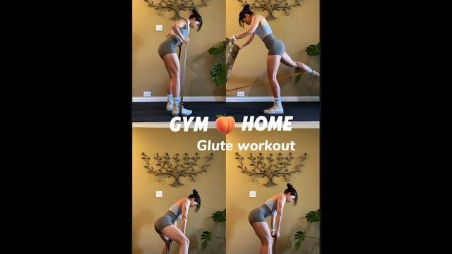Glute workouts, gym vs. home Glute workouts, gym vs. home