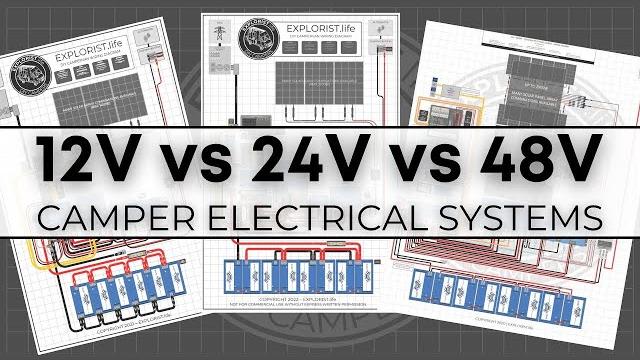 12v vs 24v vs 48v (for camper electrical systems) 12v vs 24v vs 48v (for camper electrical systems)