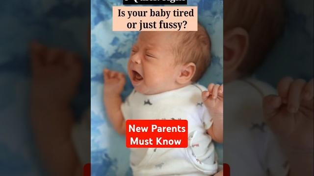 5 signs your baby is tired | must-know for new parents! #newborn #healthyparenting #newborncare 5 signs your baby is tired | must-know for new parents! #newborn #healthyparenting #newborncare