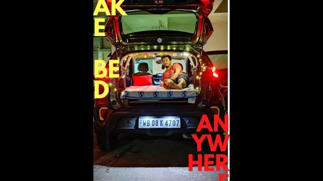 Part 1 flat space for bed setup in nexon for car camping i coming up new basic bed inside tata nexon Part 1 flat space for bed setup in nexon for car camping i coming up new basic bed inside tata nexon
