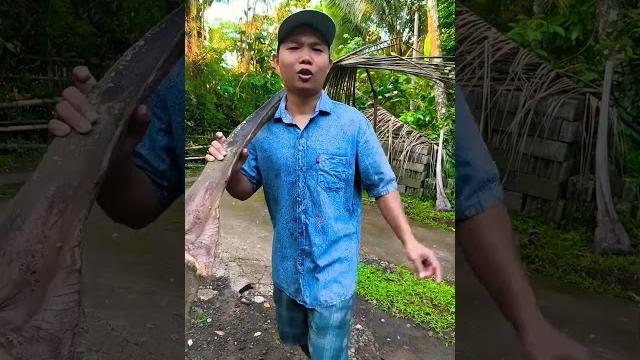 Parody of eating dad's satay #funny Parody of eating dad's satay #funny