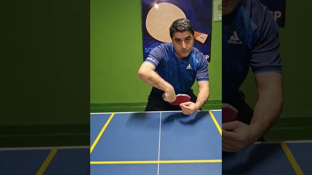 Beginner backhand topspin Beginner backhand topspin