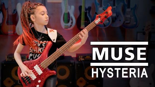Ellen alaverdyan (11yo) plays muse - hysteria (bass cover) Ellen alaverdyan (11yo) plays muse - hysteria (bass cover)